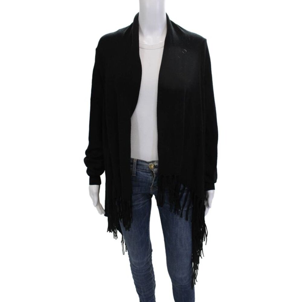 Love Tree Women Cardigan Black Button Bohemian Long Sleeve Size L